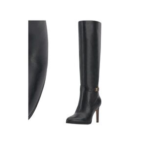 Vince Camuto Black Heeled Boots wide calf